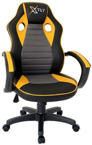 Καρέκλα Γραφείου Gaming XFly 928STX1106 66x65x121cm Black-Yellow
