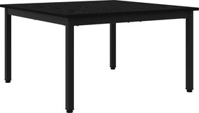 vidaXL Τραπεζάκι σαλονιού Μαύρη Οξυά 80 x 80 x 45 cm