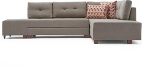 Corner Sofa-Bed Manama Corner Sofa Bed Right - Cream Cream