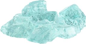 vidaXL Πέτρες Κήπου Τιρκουάζ 12 cm Γυαλί