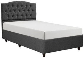 Κρεβάτι Lanse I (Για Στρώμα 120x200cm) 322-000026 121x206x126cm Anthracite Μονό