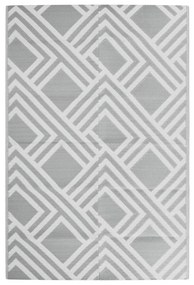vidaXL Χαλί εξωτερικού χώρου ARAKIL γκρι 120x180 cm PP