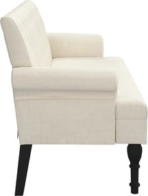 vidaXL Παγκάκι με Πλάτη 120 x 62 x 75,5 εκ. Λινό