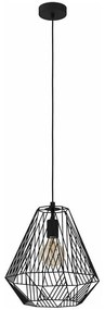 Φωτιστικό Οροφής 43692 Stype 1/E27 Black Eglo Metal