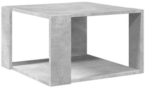 vidaXL Τραπεζάκι Σαλονιού Γκρι Σκυροδ. 51,5x51,5x30εκ Επεξεργασμ. Ξύλο