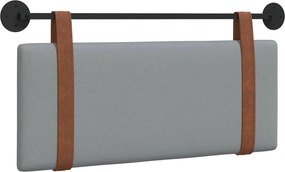 vidaXL Κρεμαστό Κεφαλάρι Ανοιχτό γκρι Αντίκα PU