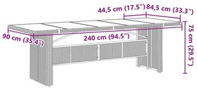 ΣΕΤ ΤΡΑΠΕΖΑΡΙΑΣ ΚΗΠΟΥ 11 ΤΕΜ ΜΑΥΡΟ ΑΠΟ ΣΥΝΘ. ΡΑΤΑΝ ΜΕ ΜΑΞΙΛΑΡΙΑ 3277658