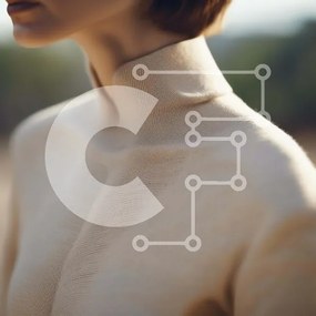 Σετ των 2 Intra Συλλεκτικό Ξύλινο Παζλ Plywood  4mm - Κοντινό πλάνο κομψά ντυμένη γυναίκα Σε Ξύλινο Κουτί - Διαστάσεις: 10x10 cm – 25 κομμάτια