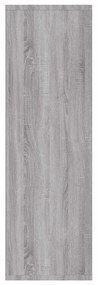 vidaXL Βιβλιοθήκη/Βοηθητικό Ντουλάπι Γκρι Sonoma 50x25x80 εκ Επεξ Ξύλο