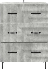 vidaXL Ντουλάπι με Συρτάρια 66 x 34,5 x 89,5 εκ Επεξεργασμένο Ξύλο
