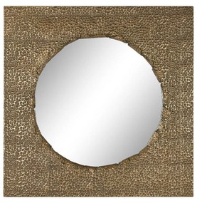 Τοίχο καθρέφτη Home ESPRIT Χρυσό 80 x 6 x 80 cm