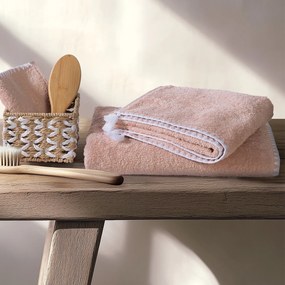 Πετσέτες Μπάνιου (Σετ 3τμχ) Nef-Nef Homeware Serenity Josephine Pink 500gsm
