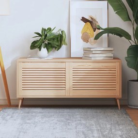 vidaXL Πορτάκια με Περσίδες 2 Τεμ. 39,5x59,4εκ. από Μασίφ Ξύλο Πεύκου