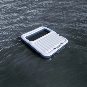 Bestway Πλωτό Νησί Hydro-Force 2 τμχ. 269 x 182 x 67 εκ Λευκό και Μπλε