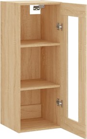 vidaXL Ντουλάπι Τοίχου Sonoma Δρυς 34,5 x 34 x 90 εκ.