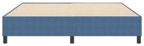 vidaXL Κρεβάτι με ελατήρια Μπλε 180 x 200 cm Βελούδο