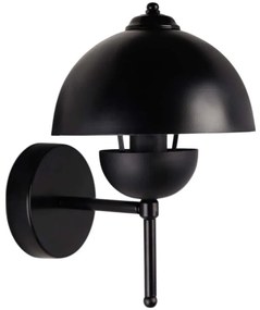 Φωτιστικό Τοίχου - Απλίκα 534LUN6840 20x24x32cm 1xE27 40W Black Opviq