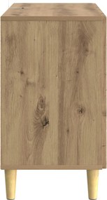 vidaXL Πλαϊνό γραφείο Artisan Δρυς 89 x 34,5 x 60 εκ.