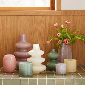 Σετ 2 ρεσό από χρωματιστό γυαλί, Iva