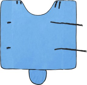 vidaXL Σαμάρι Ίππου Σκούρο Aqua Πολυεστέρας