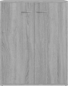 vidaXL Ντουλάπι Γκρι Sonoma 60x30x75 εκ. από Επεξεργασμένο Ξύλο
