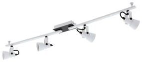 Φωτιστικό Σποτ Led 97374 White - Black Trillo Eglo Metal