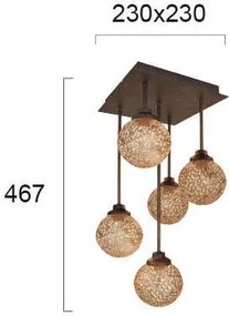 Φωτιστικό οροφής Viokef Sissy