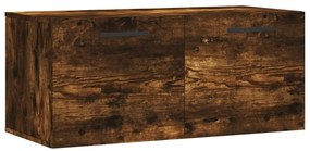 vidaXL Ντουλάπι Τοίχου Καπνιστή Δρυς 80x36,5x35 εκ. Επεξεργασμένο Ξύλο