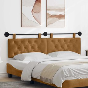 vidaXL Κρεμαστό Κεφαλάρι Καφέ Βελούδο