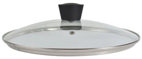 Καπάκι Μαγειρικών Σκευών Magma 01-6204 Φ30cm Γυάλινο Clear Estia Glass