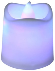 Ρεσώ Χωρίς Φλόγα Ηλεκτρικά LED 12 τεμ. Πολύχρωμα - Λευκό