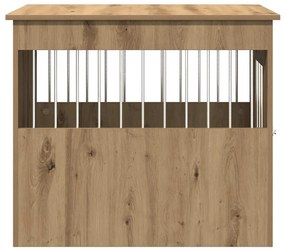 vidaXL Έπιπλα κλουβιού σκύλου Artisan Oak Κατασκευασμένο ξύλο