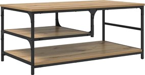 vidaXL Τραπεζάκι σαλονιού Artisan Oak 90 x 49 x 40 εκ