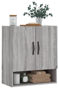 vidaXL Ντουλάπι Τοίχου Γκρι Sonoma 60 x 31 x 70 εκ. από Επεξεργ. Ξύλο