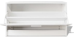 vidaXL Πάγκος Αποθήκευσης Παπουτσιών Λευκός 80 x 24 x 45 εκ.