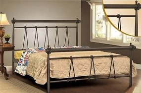 Κρεβάτι Ν34 για στρώμα 140χ190 διπλό με επιλογή χρώματος