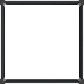 vidaXL Υπερυψωμένη Ζαρντινιέρα Μαύρο 100 x 100 x 54 cm