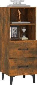vidaXL Ντουλάπι Καπνιστή Δρυς 34,5 x 34 x 90 εκ. Επεξεργασμένο Ξύλο