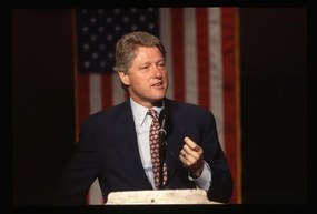 Φωτογραφία Bill Clinton Campaigning, Peter Turnley