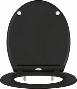vidaXL Λεκάνη Μαύρο 47 x 37,5 x 3,8 εκ Δυροπλάστ