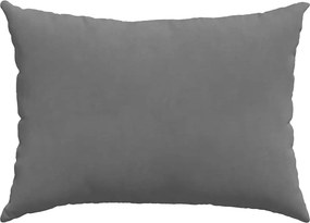 vidaXL Μαξιλάρι Καναπέ 2 pcs Σκούρο Γκρι 70 x 50 cm ύφασμα