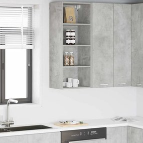 vidaXL Κρεμαστό ντουλάπι Σκυρόδεμα Γκρι 40 x 29,5 x 100 εκ.