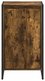 vidaXL Πλαϊνό γραφείο Καπνιστό Δρύς 43 x 36 x 75,5 εκ.