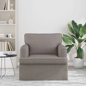 vidaXL Καναπές 60cm Taupe Μέταλλο