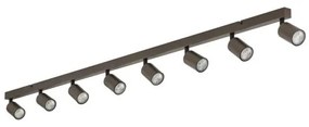 Πλαφονιέρα Φωτιστικό Οροφής 8xGU10 10W IP20 Top TK Lighting-6184-Καφέ 6184