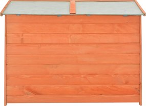 vidaXL Αποθήκη Κήπου 128x42x91 εκ. Ξύλινη