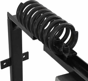vidaXL Βούρτσες Βοοειδών Μαύρο και Λευκό 84 x 10 x 91 εκ. PVC