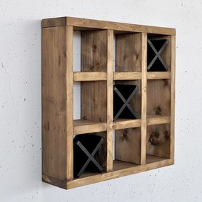 Ράφι Τοίχου Ξύλινο NEBOCLU 42.5x11x42.5