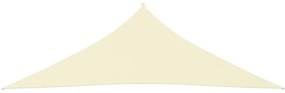 Πανί Σκίασης Τρίγωνο Κρεμ 3,5 x 3,5 x 4,9 μ. από Ύφασμα Oxford - Κρεμ