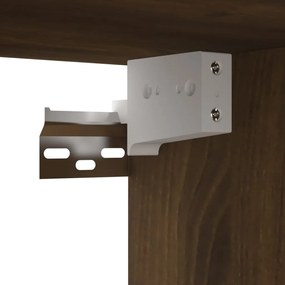 Έπιπλα Τηλεόρασης Κρεμαστά Καφέ 60x30x30 εκ. Επεξ. Ξύλο - Καφέ